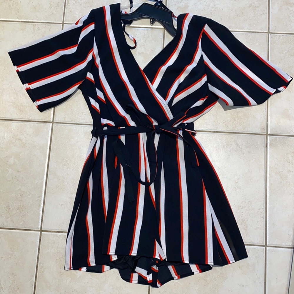 Striped Romper